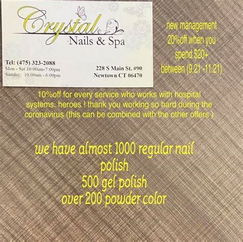 crystal nails newtown ct